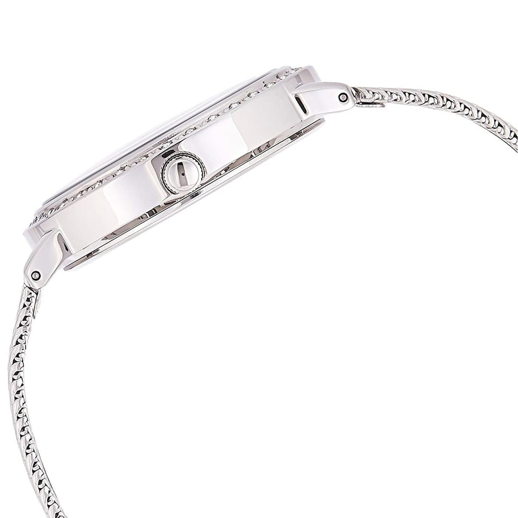 Guess Dress GW0402L1 Silver Mesh Crystal Ladies Watch