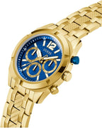 Guess GW0714G2 Men's Top Tier Gold & Blue Dial Watch