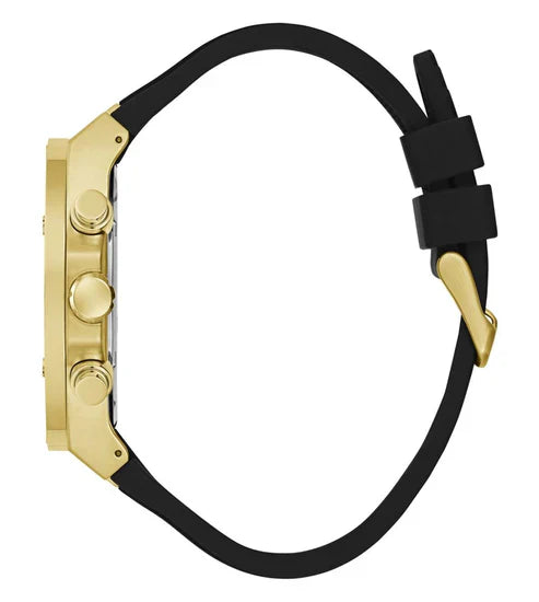 Guess GW0417G4 Top Tier Gold & Black Rubber Watch