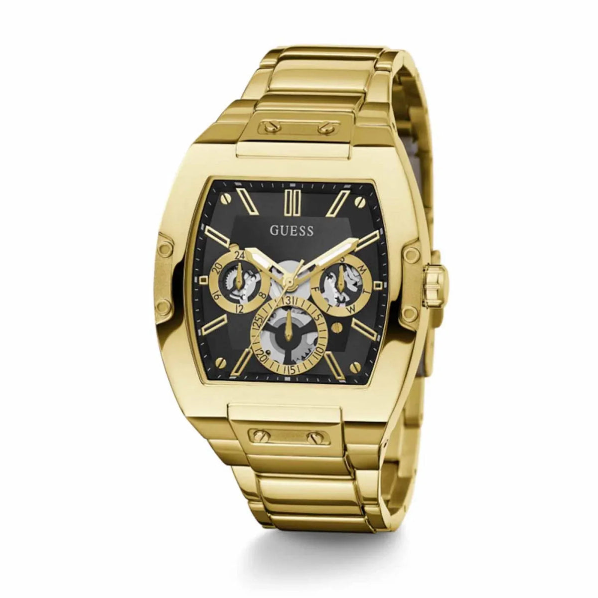 Guess Phoenix GW0456G1 Men's Gold-Tone & Black Dial Watch