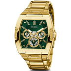 Guess Phoenix GW0456G3 Men's Gold-Tone & Green Dial Watch