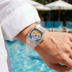 Guess Phoenix GW0499G3 Men's Transparent & Rainbow Watch