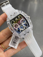 Guess Phoenix GW0499G3 Men's Transparent & Rainbow Watch