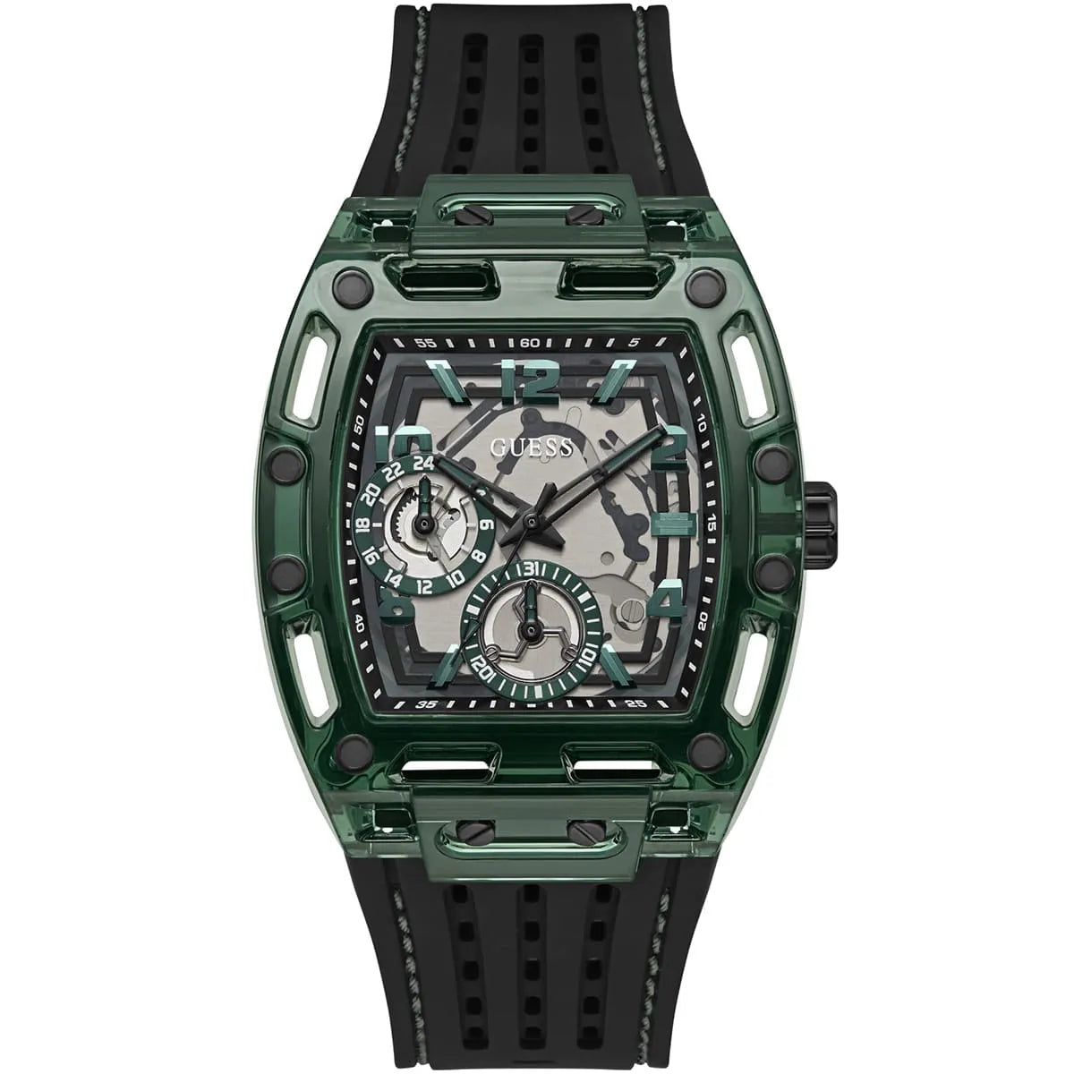 Guess GW0499G7 Phoenix Green Transparent Men's Watch