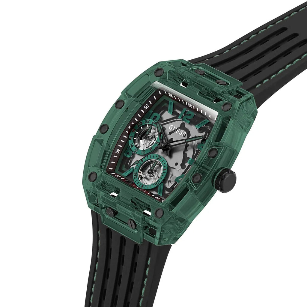 Guess GW0499G7 Phoenix Green Transparent Men's Watch