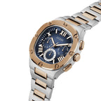 Guess Headline GW0572G4 Two-Tone Silver & Rose Gold Blue Dial Men's Watch