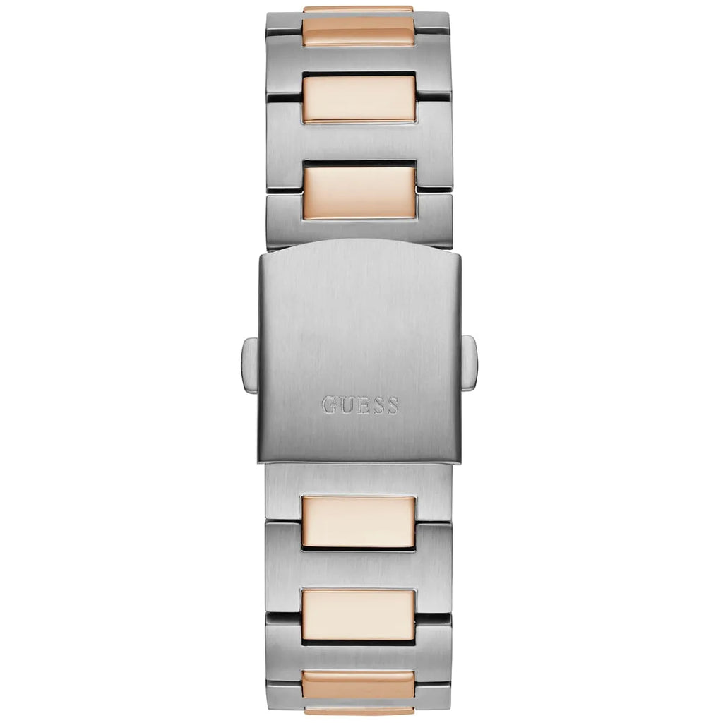 Guess Headline GW0572G4 Two-Tone Silver & Rose Gold Blue Dial Men's Watch
