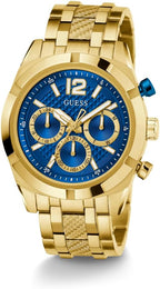 Guess GW0714G2 Men's Top Tier Gold & Blue Dial Watch