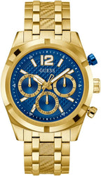 Guess GW0714G2 Men's Top Tier Gold & Blue Dial Watch