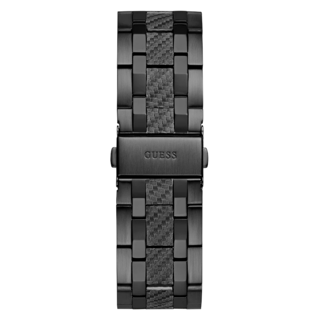 Guess GW0714G4 Men's Top Tier All-Black & Gold Accents Watch
