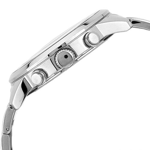 Guess Horizon W0379G1 Silver Tone Black Dial Chronograph Look Watch