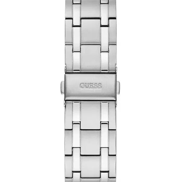 Guess Horizon W0379G1 Silver Tone Black Dial Chronograph Look Watch