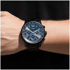 Guess Horizon W0379G2 Black Ion-Plated Chronograph Look Watch