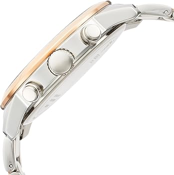 Guess Horizon W0379G7 Two-Tone Silver & Rose Gold Blue Dial Watch