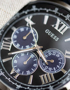 Guess Horizon W0379G2 Black Ion-Plated Chronograph Look Watch
