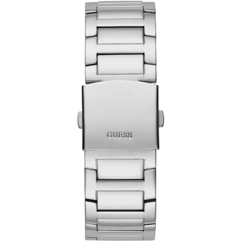 Guess King GW0497G1 Silver Tone Skeleton Crystal Men's Watch