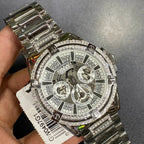 Guess King GW0497G1 Silver Tone Skeleton Crystal Men's Watch