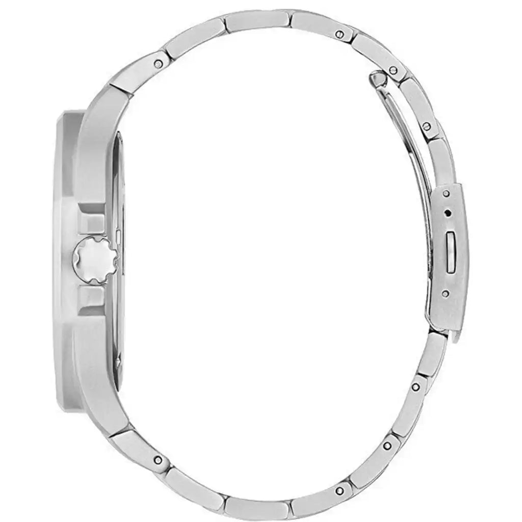 Guess King GW0497G1 Silver Tone Skeleton Crystal Men's Watch