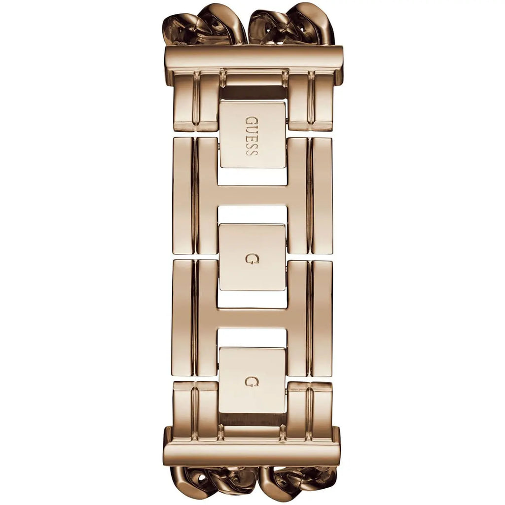 Guess Mod Heavy Metal W1117L3 Rose Gold Chain Bracelet Polished Watch