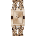 Guess Mod Heavy Metal W1117L3 Rose Gold Chain Bracelet Polished Watch