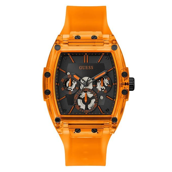Guess Phoenix GW0203G10 Orange Translucent Polycarbonate Men's Watch