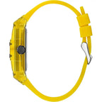 Guess Phoenix GW0203G6 Yellow Translucent Polycarbonate Rubber Watch