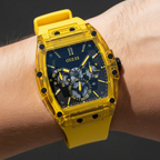 Guess Phoenix GW0203G6 Yellow Translucent Polycarbonate Rubber Watch
