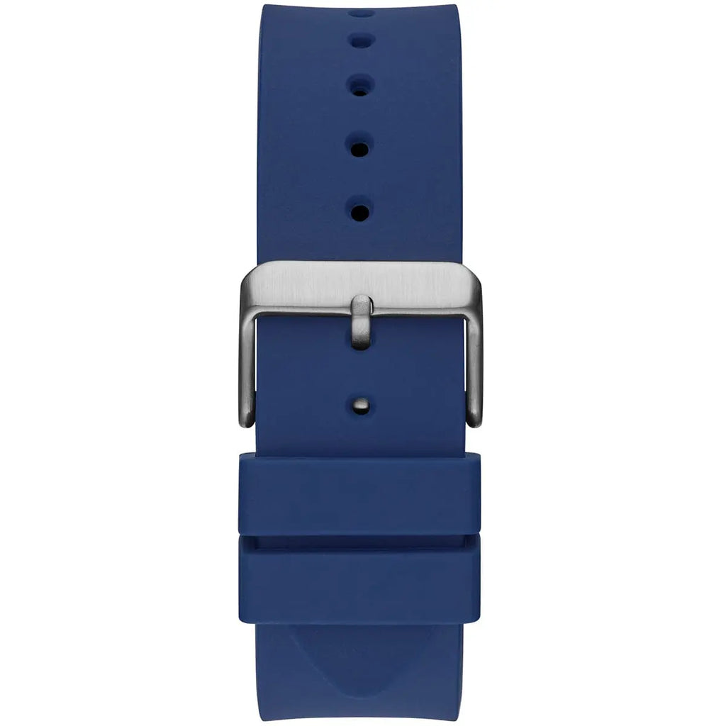 Guess Phoenix GW0203G7 Blue Polycarbonate Rose Gold Rubber Watch