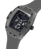 Guess Phoenix GW0203G9 Grey Translucent Polycarbonate Rubber Watch