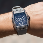 Guess Phoenix GW0203G9 Grey Translucent Polycarbonate Rubber Watch