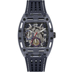 Guess Phoenix GW0499G1 Blue Polycarbonate Transparent Multifunction Watch