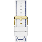 Guess Phoenix GW0499G6 Blue Transparent Case White Silicone Multifunction Watch