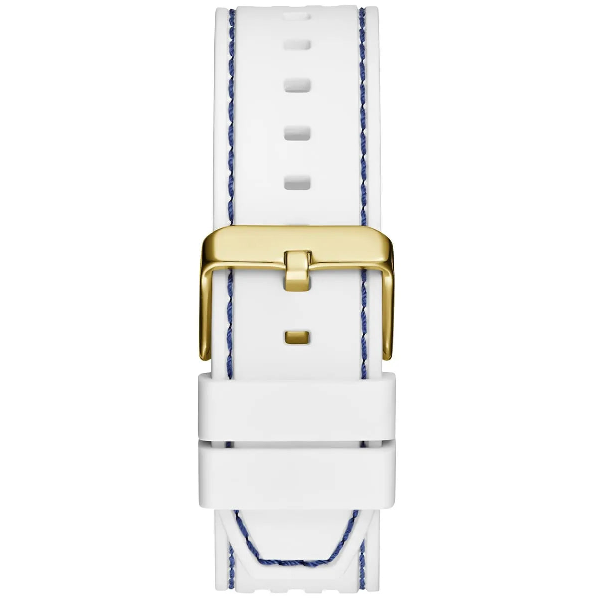 Guess Phoenix GW0499G6 Blue Transparent Case White Silicone Multifunction Watch