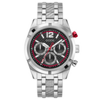 Guess Resistance GW0714G1 Silver Stainless Steel Black Dial Men's Watch