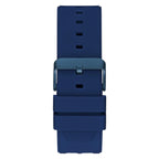 Guess Treasure GW0443G1 Blue Tone Skeleton Dial Blue Rubber Watch