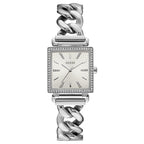 Guess Vanity W1030L1 Silver Tone Square Case Crystal Bezel Ladies Watch