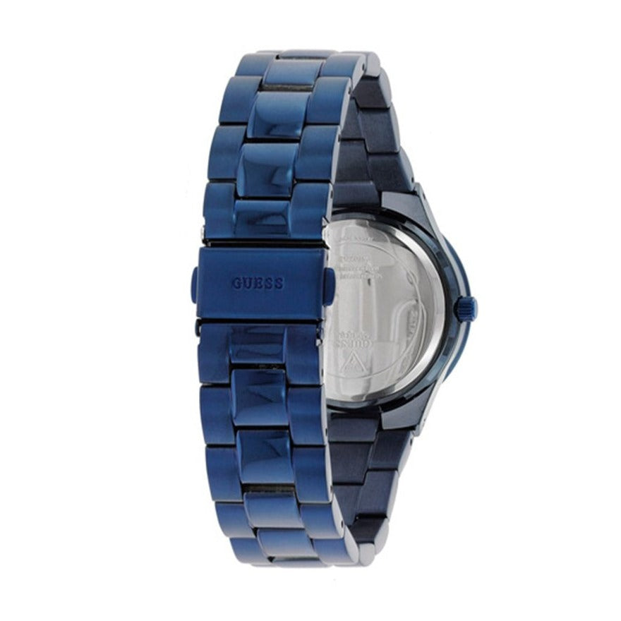 Guess W0027L3 Glisten Blue Ion-Plated Crystal Bezel Women's Watch