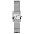 Guess W0127L1 Nouveau Silver Rectangular Case Crystal Mesh Women's Watch