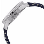 Guess Oasis W0366G2 Men's Silver & Blue Rubber Strap Watch