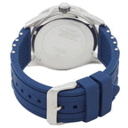 Guess Oasis W0366G2 Men's Silver & Blue Rubber Strap Watch