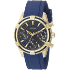 Guess Catalina W0562L2 Gold & Blue Rubber Watch