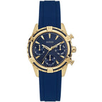 Guess Catalina W0562L2 Gold & Blue Rubber Watch