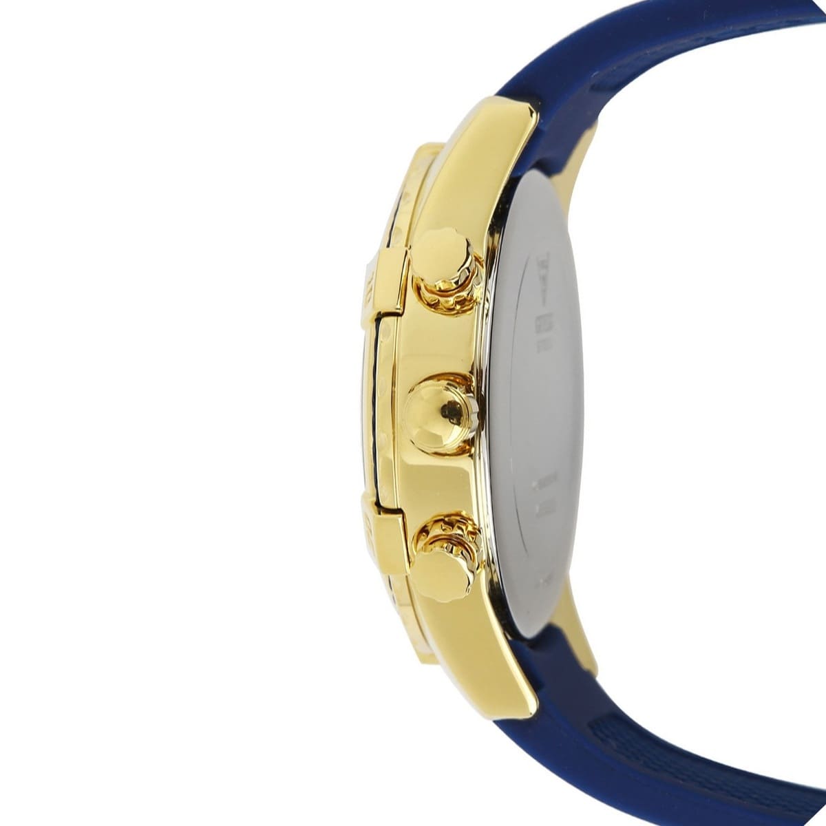 Guess Catalina W0562L2 Gold & Blue Rubber Watch