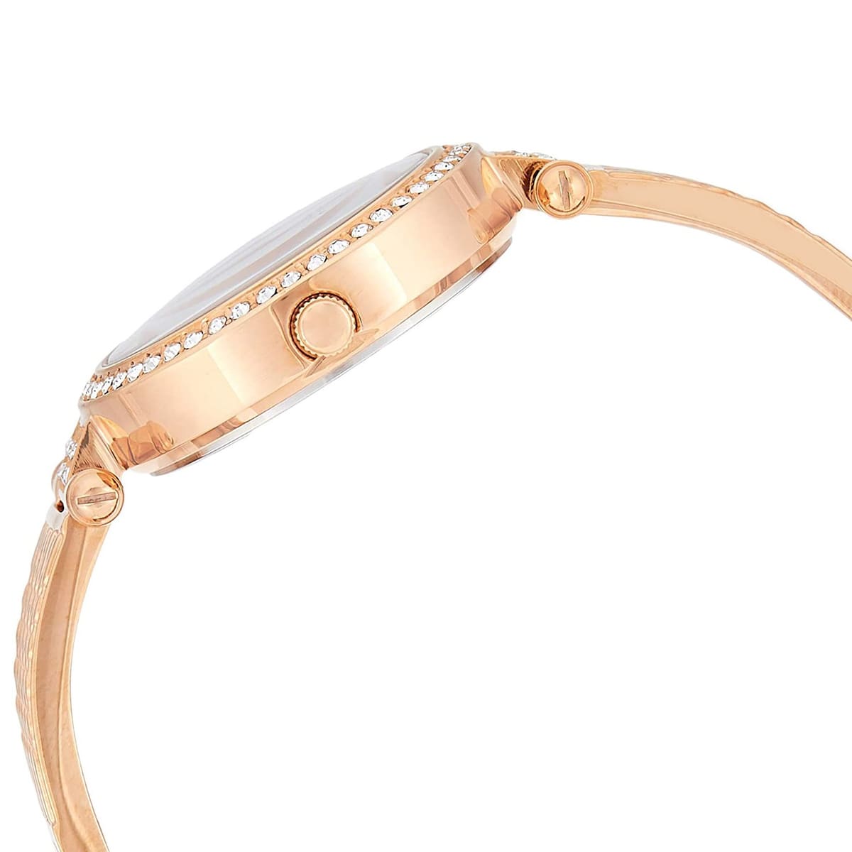 Guess Muse W1008L3 Rose Gold Crystal Dial Mesh Link Women's Watch