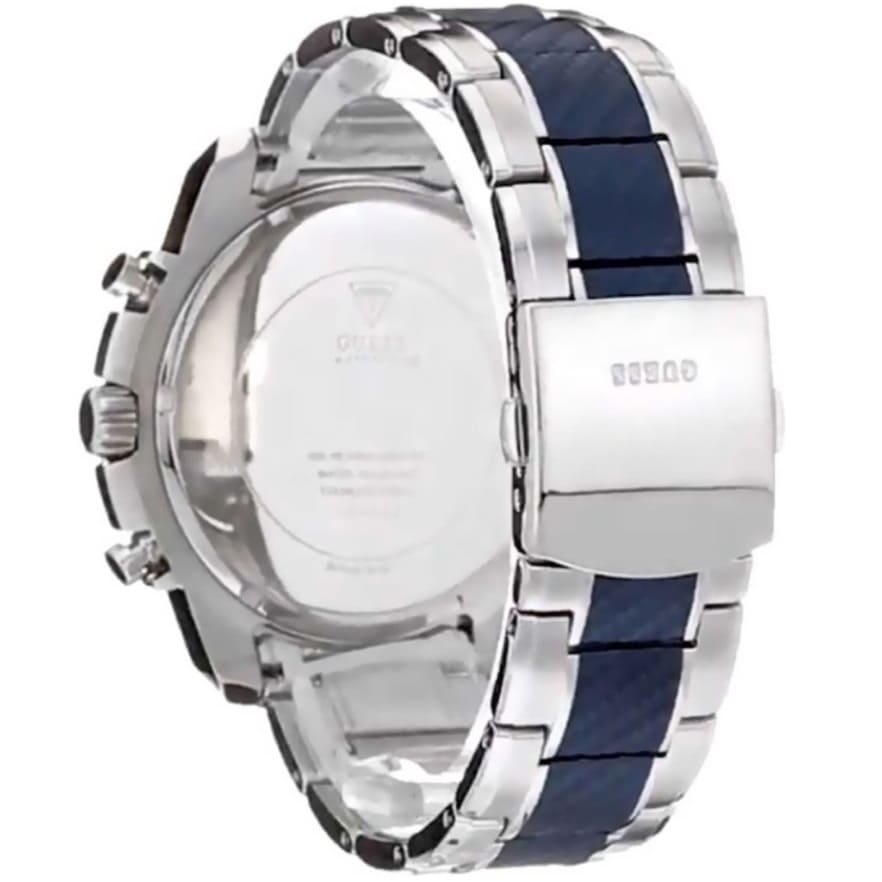 Guess Octane W1046G2 Men's Two-Tone Blue & Silver Chronograph Watch