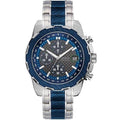 Guess Octane W1046G2 Men's Two-Tone Blue & Silver Chronograph Watch