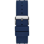 Guess Octane W1047G2 Men's Blue Bezel Grey Dial Rubber Watch