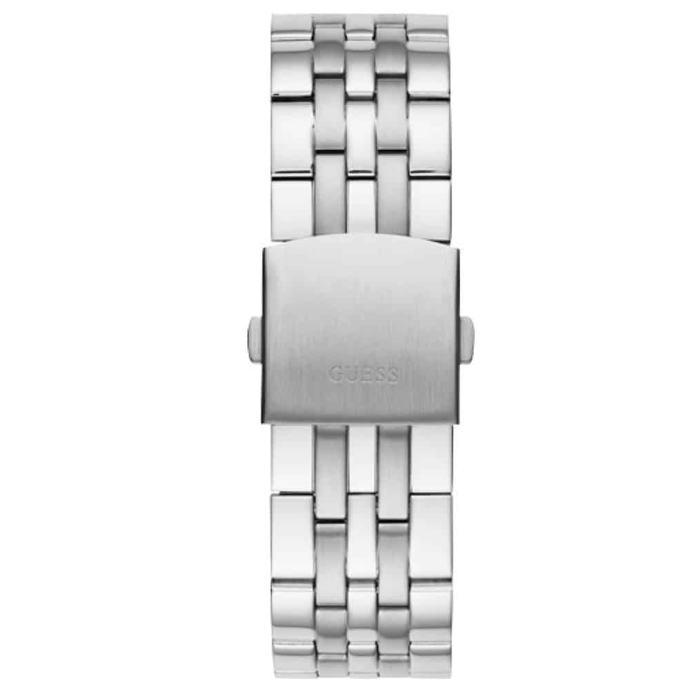 Guess Odyssey W1107G2 Men's Pepsi Bezel Silver Steel Watch