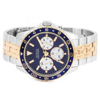 Guess Odyssey W1107G3 Men's Two-Tone Rose Gold & Silver Panda Dial Watch