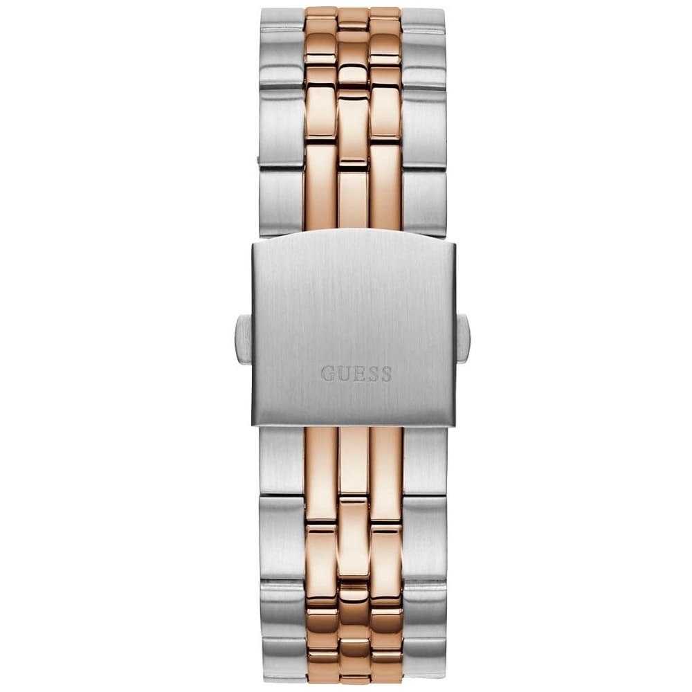 Guess Odyssey W1107G3 Men's Two-Tone Rose Gold & Silver Panda Dial Watch
